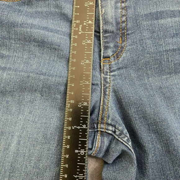 Democracy "Ab" Technology Women 8 Mid-Rise Slim Fit Blue Denim Skinny Jeans - Picture 11 of 12